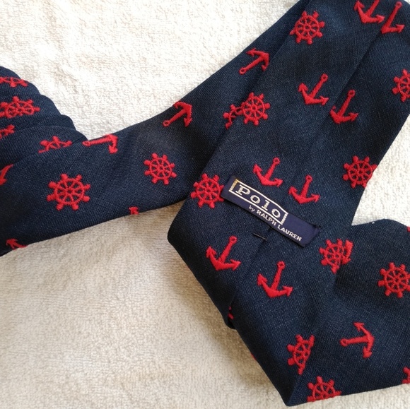 Men's Polo Vintage Linen Tie - Picture 6 of 7